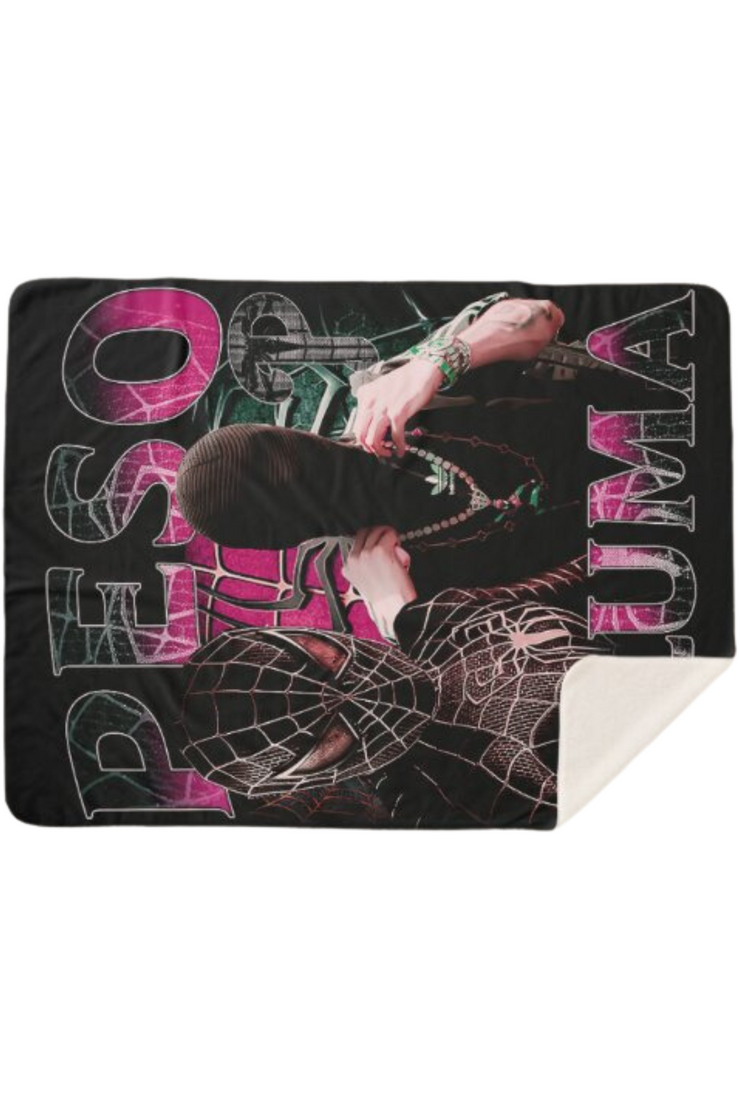 PINK SPIDER X DOBLE P BLANKET